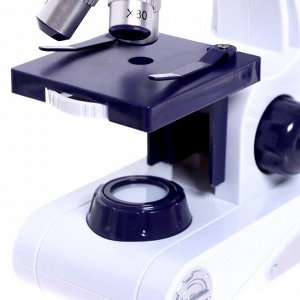 Микроскоп «Юный биолог», увеличение х80, х200, х450, с подсветкой
