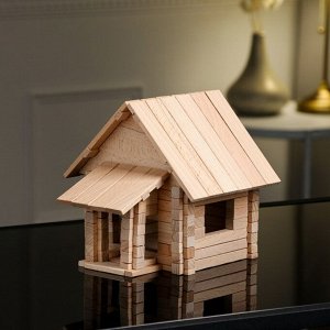 Конструктор деревянный «Загородный домик», 3 в 1, 146 деталей, массив бука