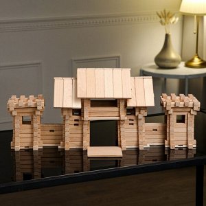 Лесная мастерская Конструктор деревянный «Въездные ворота», 296 деталей, массив бука