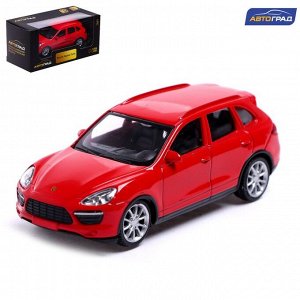 Автоград Машина металлическая PORSCHE CAYENNE TURBO, 1:43, цвет красный