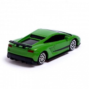 Машина металлическая LAMBORGHINI GALLARDO LP 570-4 SUPERLEGGERA, 1:64, цвет зелёный