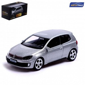 Машина металлическая VOLKSWAGEN GOLF GTI, 1:43, цвет серебро