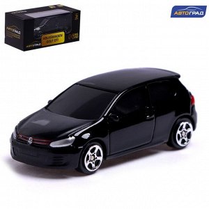 Автоград Машина металлическая VOLKSWAGEN GOLF GTI, 1:64, цвет чёрный