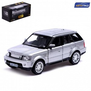 Автоград Машина металлическая LAND ROVER RANGE ROVER SPORT,1:32, открываются двери, инерция, цвет серый