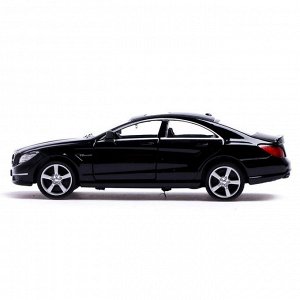 Машина металлическая MERCEDES-BENZ CLS63 AMG, 1:32, открываются двери, инерция, цвет чёрный