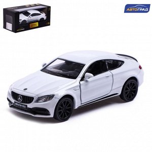 Автоград Машина металлическая MERCEDES-AMG C63 S COUPE, 1:32, открываются двери, инерция, цвет белый