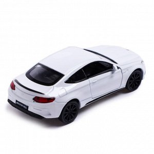 Автоград Машина металлическая MERCEDES-AMG C63 S COUPE, 1:32, открываются двери, инерция, цвет белый