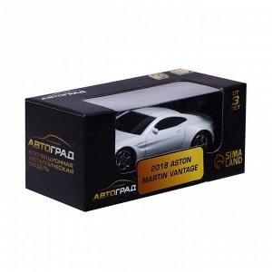 Машина металлическая ASTON MARTIN VANTAGE, 1:64, цвет белый