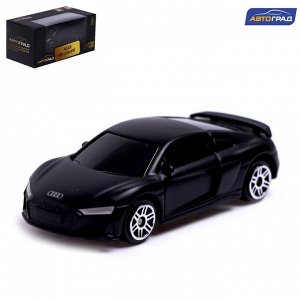 Время игры Машина металлическая AUDI R8 COUPE, 1:64, цвет черный матовый