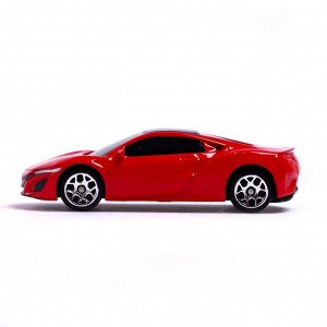 Время игры Машина металлическая HONDA NSX, 1:64, цвет красный