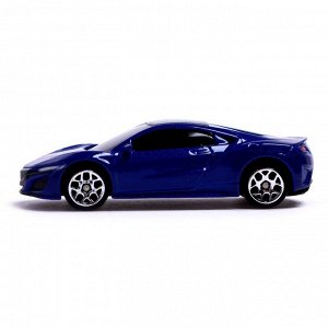 Машина металлическая HONDA NSX, 1:64, цвет синий