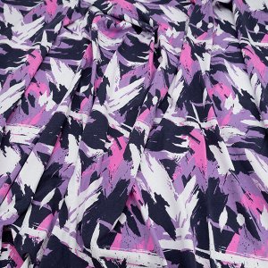 Ткань на отрез кулирка R3349-V3 Фиолетовая фантазия