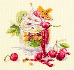 Набор для вышивания ВИШНЁВЫЙ ДЕСЕРТ