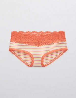 Aerie Cotton Eyelash Lace Boybrief Underwear