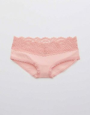 Aerie Cotton Eyelash Lace Boybrief Underwear