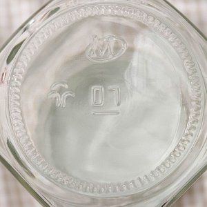 Набор банок стеклянных с крышкой «Квадро», 6 шт, 650 мл, ТО-82 мм