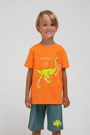 Футболка для мальчика Crockid К 301729 тропический оранжевый к1281