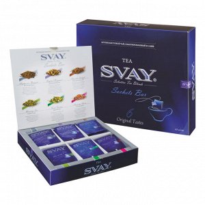 Набор чая Svay Sachets bar, саше 6 видов*10шт*2 г