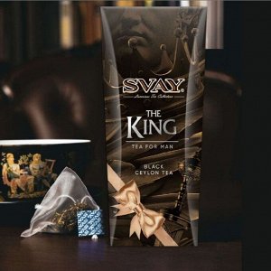 Чай Svay THE KING, чёрный, 24 пирамидки