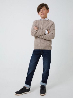 Брюки джинсовые детские для мальчиков Romania темно-синий