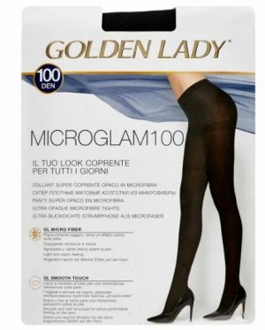 Колготки GOLDEN LADY Micro Glam 100 den Nero 5xll