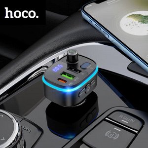 Автомобильное зарядное устройство + FM трансмиттер Hoco In Car Wireless FM QC3.0 / PD 20W