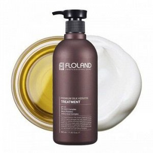Floland Кондиционер для восстановления поврежденных волос Premium Silk Keratin Treatment