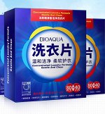 Безфосфатный стиральный порошок в пластинах 120 шт. BioAqua