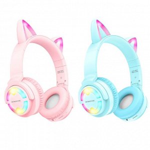 Беспроводные наушники Borofone Cat Ear Headphones