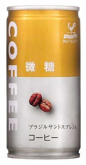 Кофе с пониженным содержанием сахара 185г 1/30 Япония
