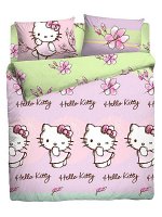 Простыня &quot;Hello Kitty&quot; 148/215 рисунок 4818/5 01