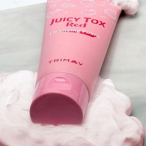 Trimay Очищающая пенка с экстрактами грейпфрута и инжира Juicy Tox Red Cleansing Foam