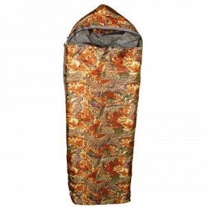 Спальный мешок 2-х слойный с капюшономс сеткой 250*75см