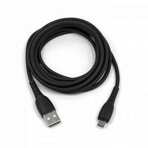 Кабель BYZ BC-026m, USB - microUSB, 5 А, 2 м, черный