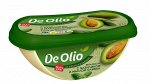 Крем на растительных маслах De olio со вкусом базилика оливковым маслом Extra Virgin м.д.ж. 72,5% ванночка 220г
