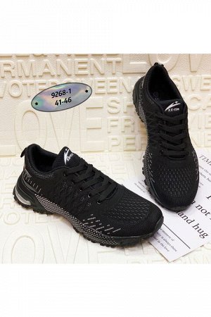 Мужские кроссовки 9268-1 черные