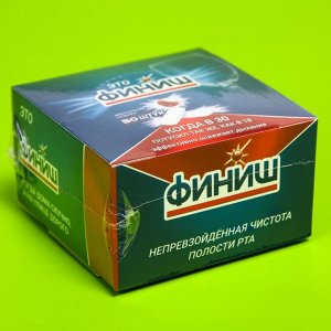 Жевательная резинка «Финиш» 1,36 г., вкус: мята (в коробке 50 шт.)
