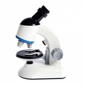 Эврики Игровой набор «Лабораторный микроскоп», вращающийся объектив с подсветкой, увеличение X40, 100, 400