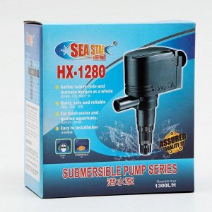 Помпа аквариумная Sea Star HX-1280, 1300 л/ч, 18 Вт, высота подъема 1,2 м