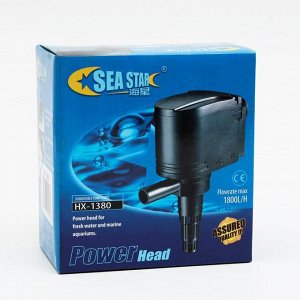 Помпа аквариумная Sea Star HX-1380, 1800 л/ч, 25 Вт, высота подъема 1,8 м