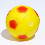 Пижон Игрушка пищащая &quot;Мяч Футбол&quot; для собак, 6,2 см, жёлтая