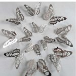 Наклейка &quot;БАБОЧКИ Silver&quot;, набор 12 штук (2563)