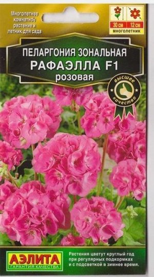 Пеларгония Рафаэлла F1 Розовая (Код: 73714)