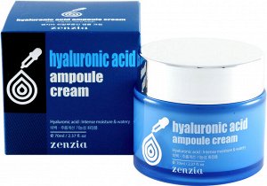 Jigott Ампульный крем для лица с Гиалуроновой кислотой ZENZIA Hyaluronic Acid Ampoule Cream