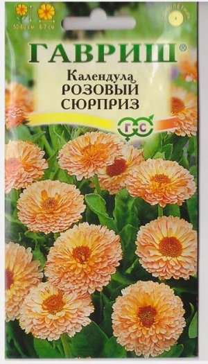 Календула Розовый сюрприз (Код: 9367)