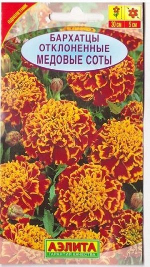Бархатцы Медовые соты (Код: 8320)