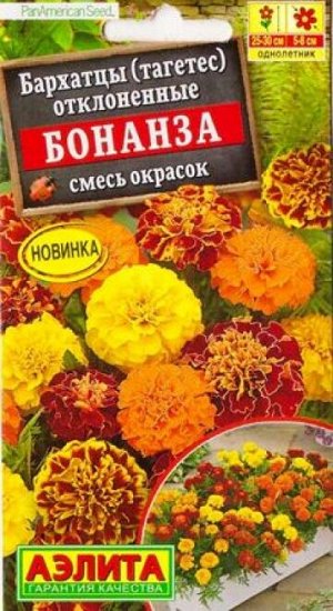 Бархатцы Бонанза смесь (Код: 86774)