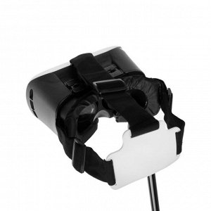 3D Очки виртуальной реальности LuazON VR 2, смартфоны до 6.5" (75х160мм), черно-белые