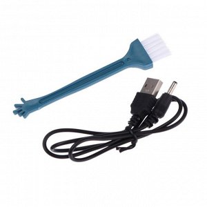 Робот-пылесос Luazon LVC-101, сухая уборка, 0.4 л, от USB, 5 Вт, 1200мА/ч, чёрный