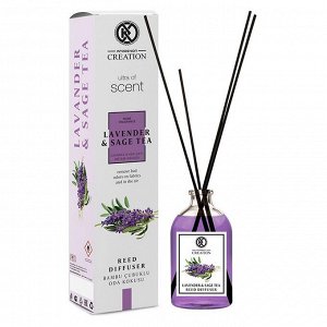 Аромадиффузор Kreasyon Reed Diffuser Lavender & Sage Tea Home Parfum 115 ml